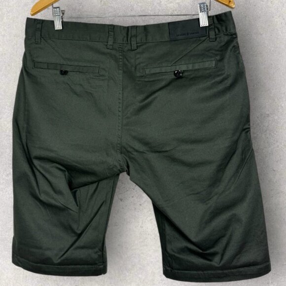 NWT Samsoe Bermuda Shorts Brown Size Large Button Fly Khaki Balder Minimal NEW L - Picture 4 of 16